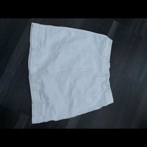 White free people skirt